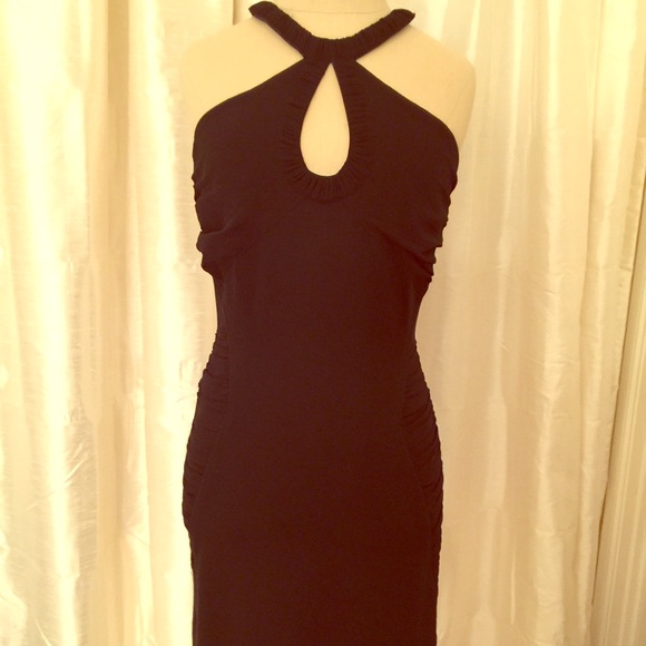 Sexy open back dress