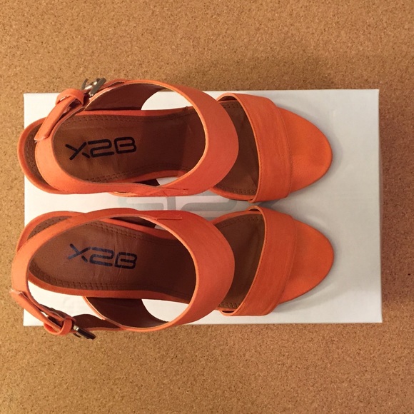 X2B Chunky Heel Sling Back Mule - Picture 4 of 4