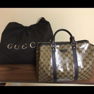 Gucci Guccissima Leather Boston Bag