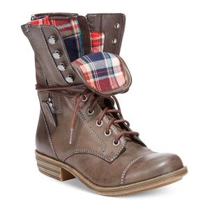 NEW American rag brown combat boots SOLD