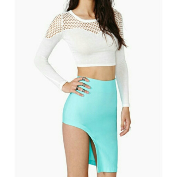 Nasty Gal Circuit Curve Skirt