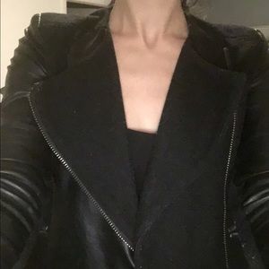 Zara faux leather jacket