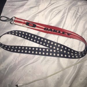 American flag Oakley key chain