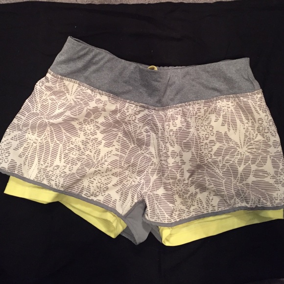 Fun Floral and Neon Workout Shorts