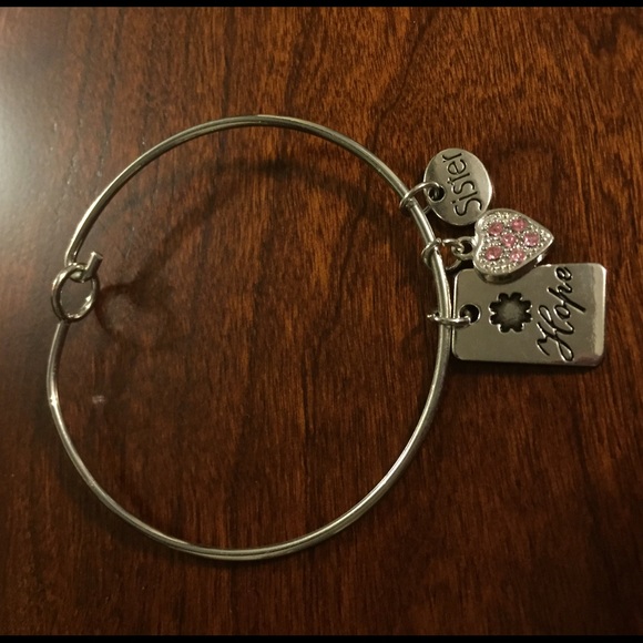 Silver bangle - Picture 2 of 3