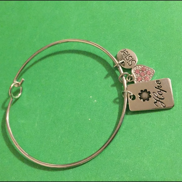 Silver bangle - Picture 3 of 3