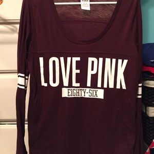 VS Pink Varsity Tee