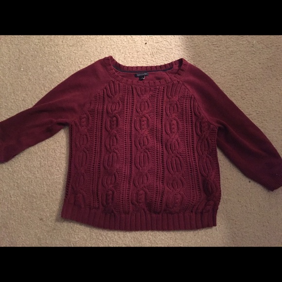 Wine Red Tommy Hilfiger Sweater