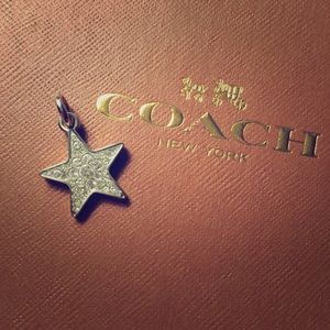 Coach star pendant