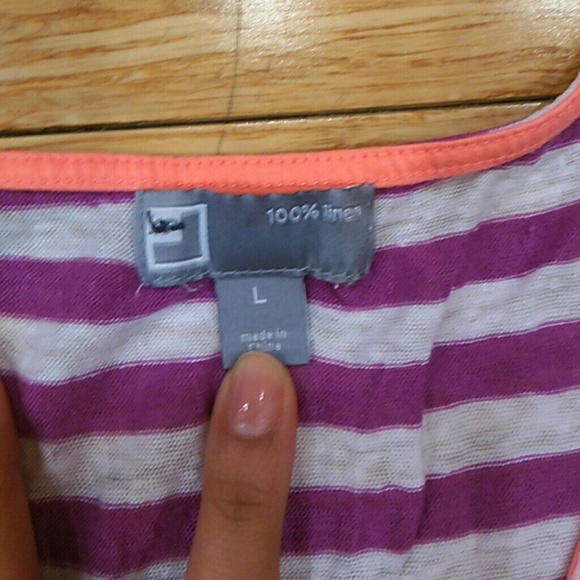 Grape Striped Tank - Picture 2 of 4