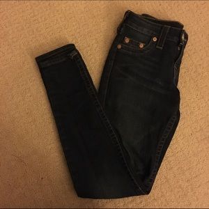 Dark wash skinny True Religion jeans