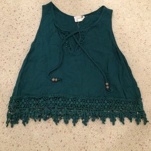 Army green Flowly tank shirt! From Pac Sun! NEW