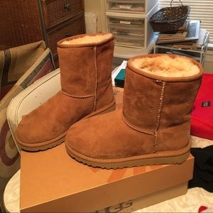 Authentic short chestnut uggs