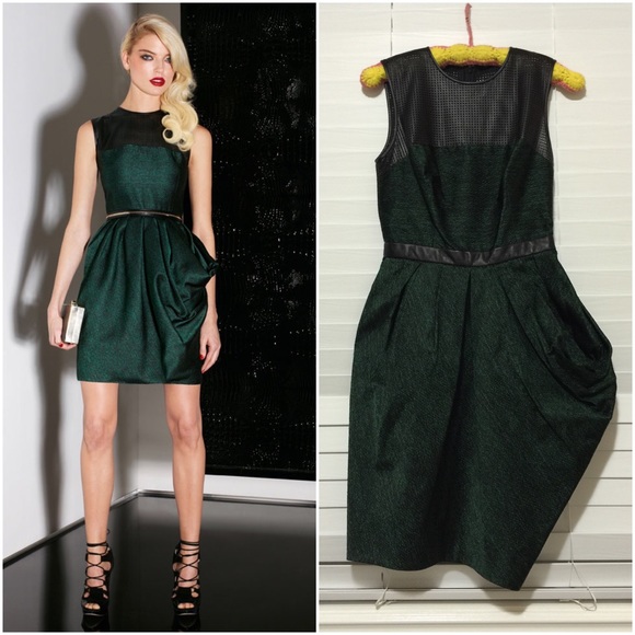 🍾💞HP 4/7/17💞🍾Jason Wu Emerald/Black Dress.