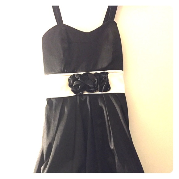 Black and white dress