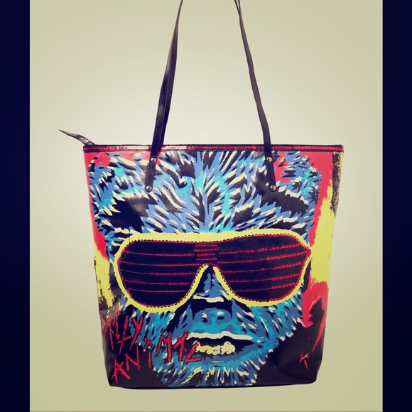 Iron Fist Party Animal Tote Bag Purse NEW NWT