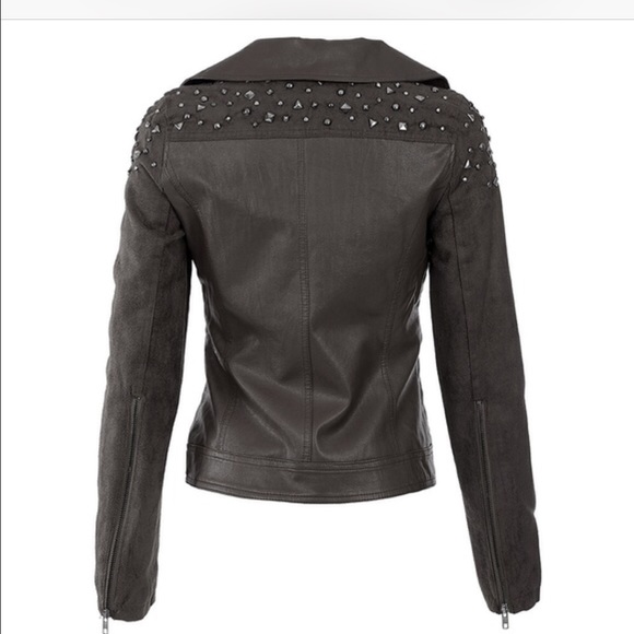 New Monoreno Vegan Leather Jacket - Picture 2 of 5