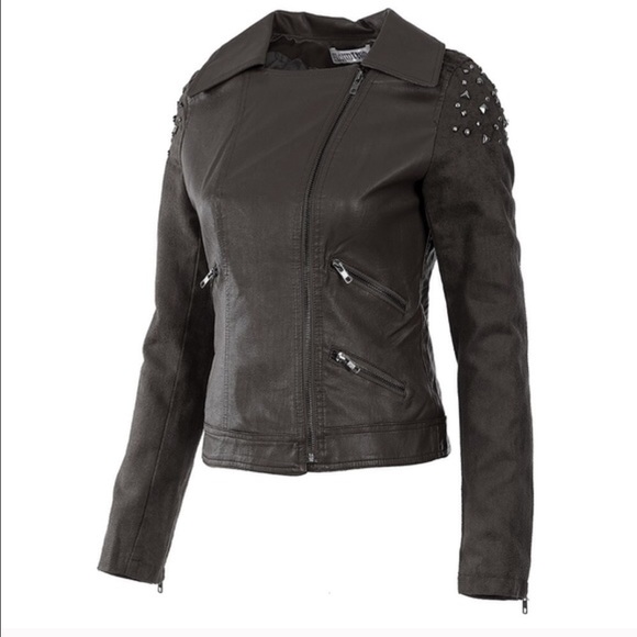 New Monoreno Vegan Leather Jacket - Picture 3 of 5