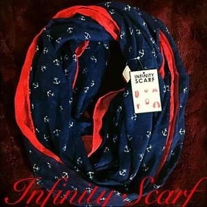Anchor Infinity Scarf