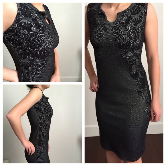 Black Elegant Office Dress