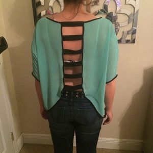 Cutout back top