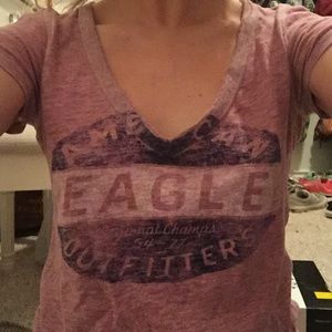 American Eagle logo tee