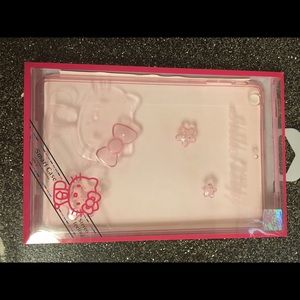Hello kitty iPad mini case clear pink