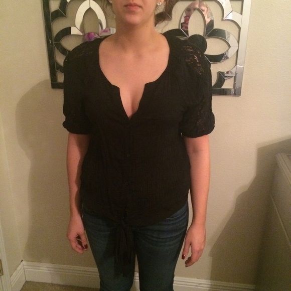 Black button down - Picture 1 of 3