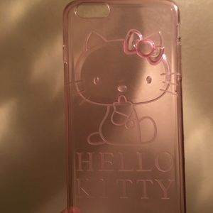 iPhone 6s Plus hello kitty pink clear case