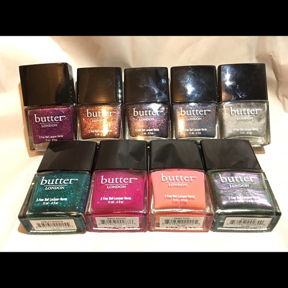 Butter london Other - 9 full sized butter London nail lacquers mostly