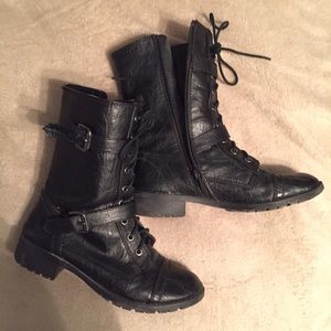 Black Combat Boots