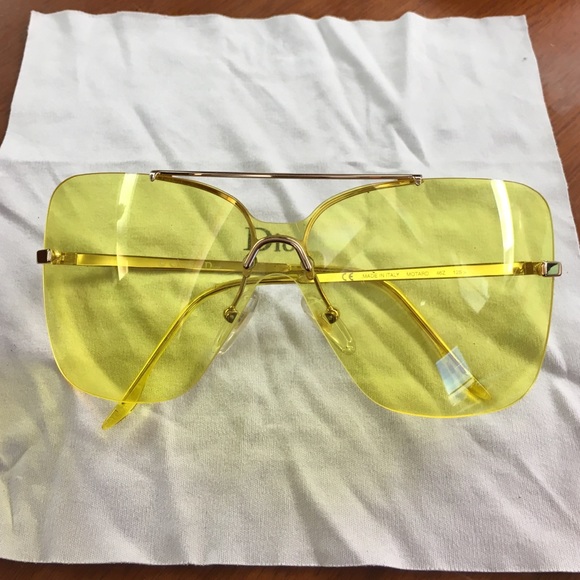 christian dior yellow sunglasses