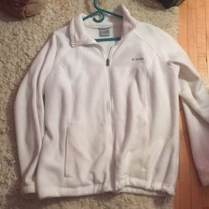 White Columbia fleece
