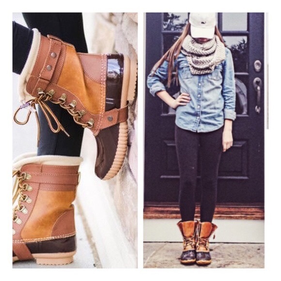 Boutique Shoes - New In Box Camel Waterproof Duck Boots Size 6.5