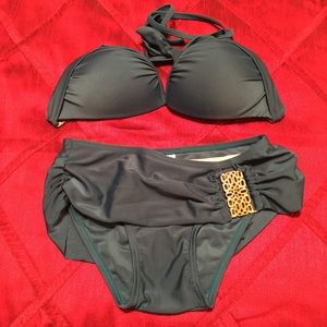 Forest green bikini