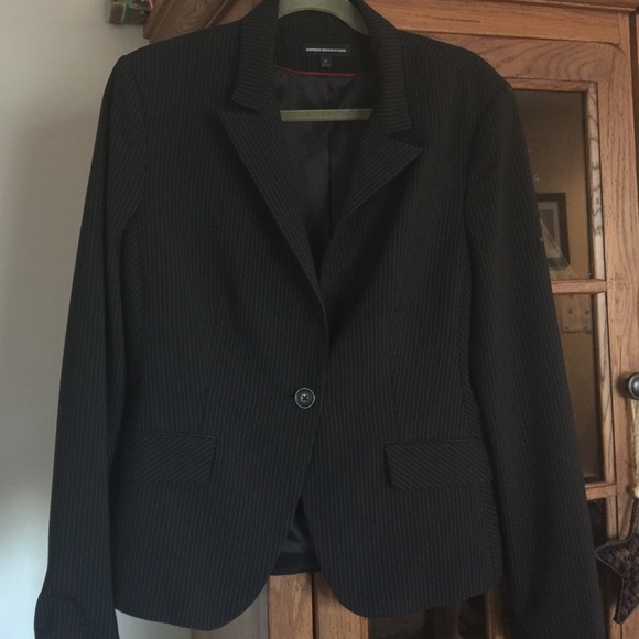 Express Pin striped suit jacket/blazer sz12