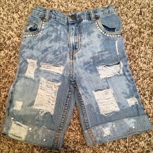 Size 18 months Distressed Baby Jeans
