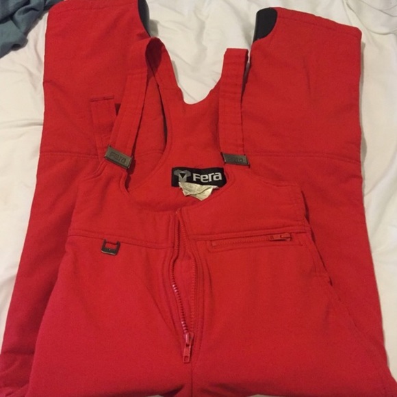 Red ski bib-lowest price! $45