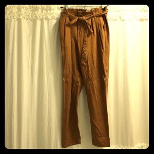 Cartonnier Bow tie pants - mustard