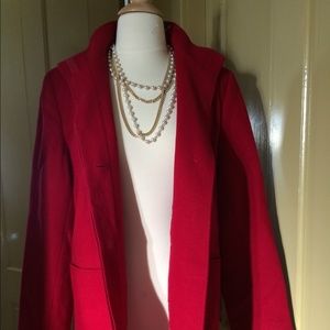 🍀 Women's Red Coat NY & Co. Size 6
