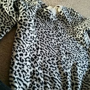 Cheetah print sweater