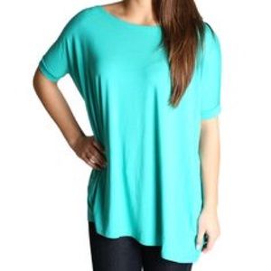 Piko short sleeve teal shirt