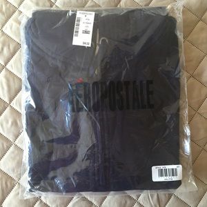 NWT Aeropostale XXL Navy Blue 3/4 zip hoodie 💙