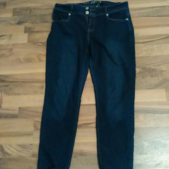 High waisted plus size jeans