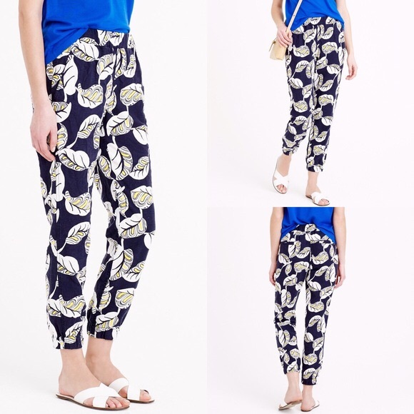j crew tropical frond pants 💥SALE💥