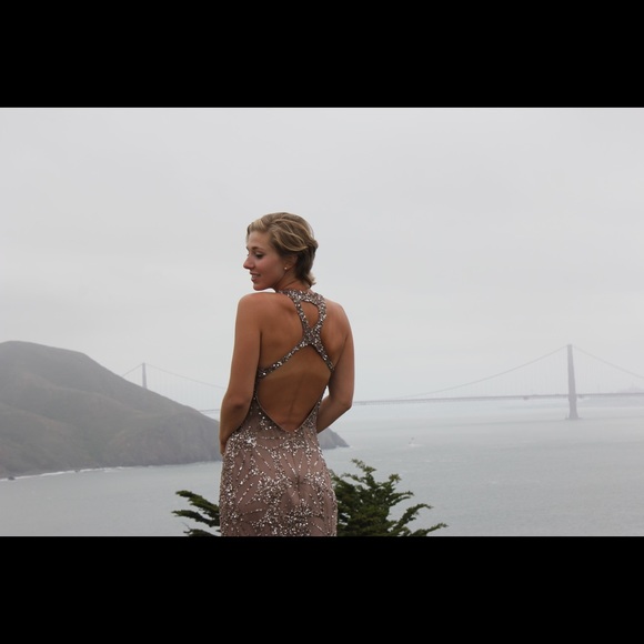 Beaded prom dress. LAST DAY TO BUY!