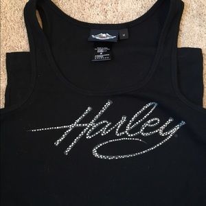 Harley Davidson Blinged Tank Top