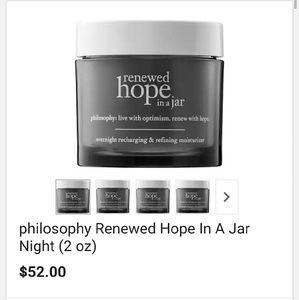 renewed hope in a jar night BRAND NEW PHILOSOPHY