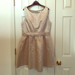 LC Lauren Conrad Lurex Fit and Flare Dress