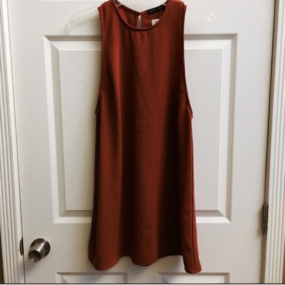 AA Rust Throw On Dress NWT